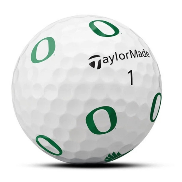 Taylormade TP5 Pix Oregon Ducks NCAA New Rare Golf Balls (3) - Picture 1 of 5